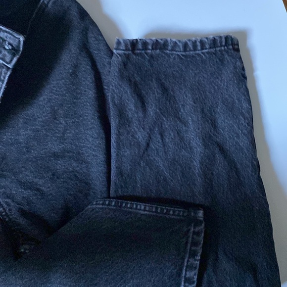 Zara blacked wash jeans for women straight leg - Picture 3 of 8